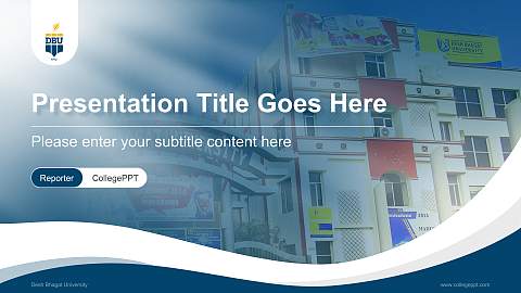 Desh Bhagat University Lecture Sharing and Networking Event PPT Template