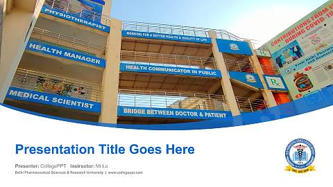 Delhi Pharmaceutical Sciences & Research University Course/Courseware Creation PPT Template