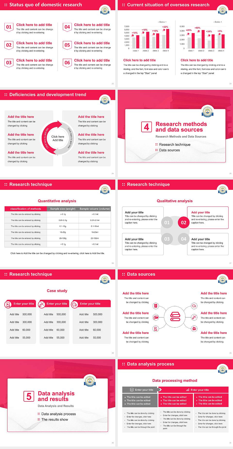 Dr. Abdul Haq Urdu University Graduation Thesis Defense PPT Template4:3 ratio PPT effect preview image4