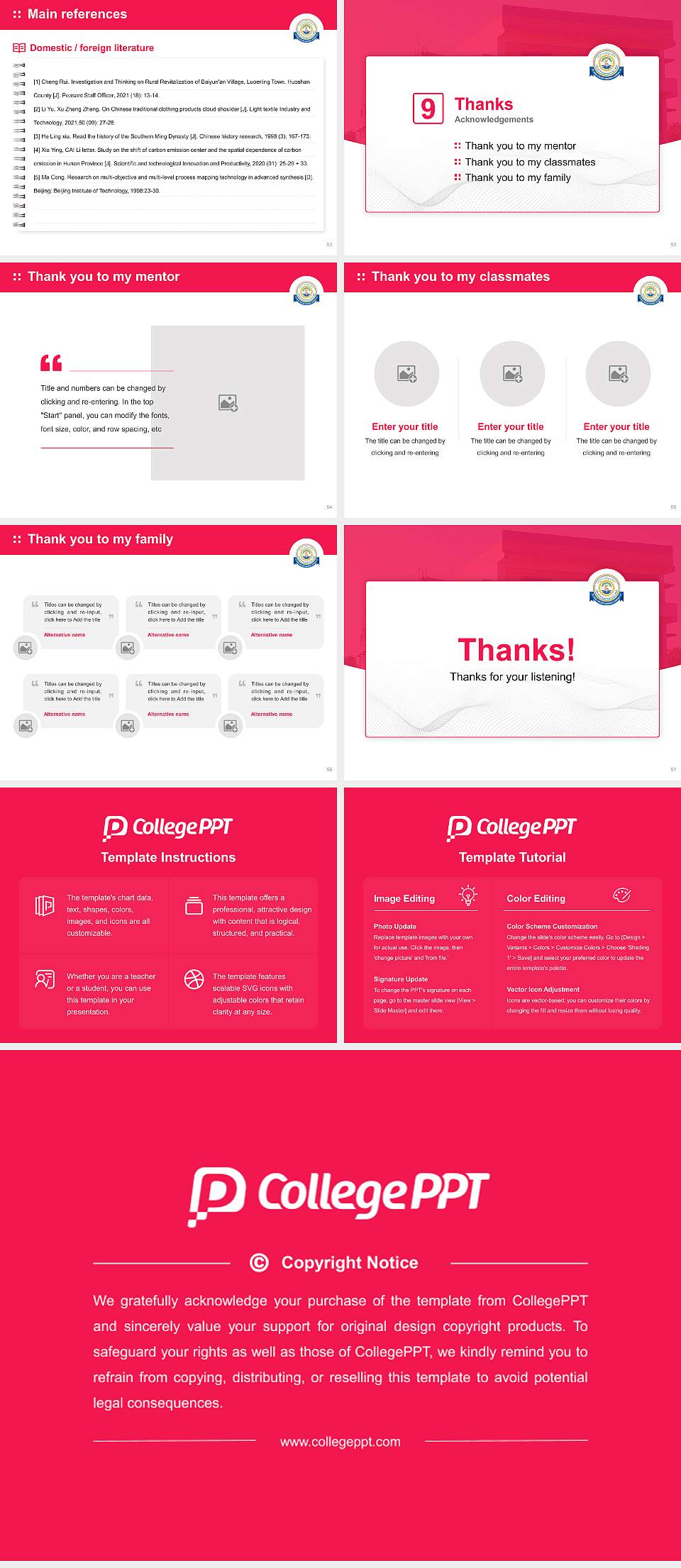 Dr. Abdul Haq Urdu University Graduation Thesis Defense PPT Template4:3 ratio PPT effect preview image7
