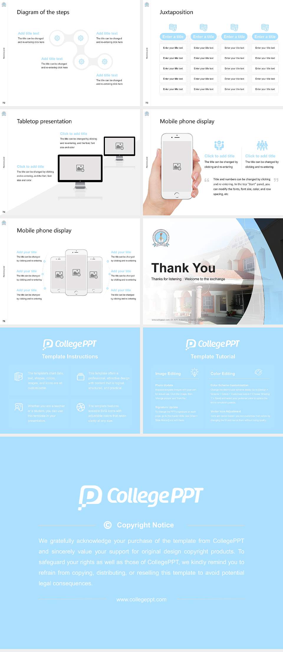 Dr. B.R. Ambedkar University of Social Sciences Competition/Entrepreneurship Contest PPT Template4:3 ratio PPT effect preview image9