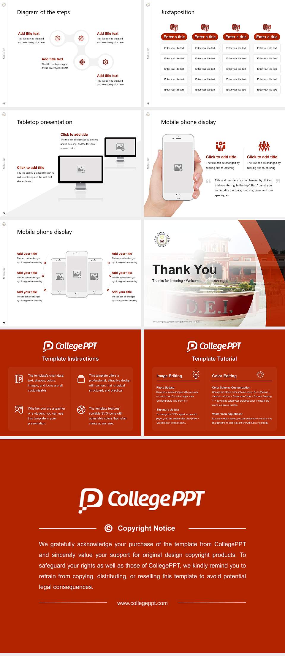 Dayalbagh Educational Institute Competition/Entrepreneurship Contest PPT Template4:3 ratio PPT effect preview image9