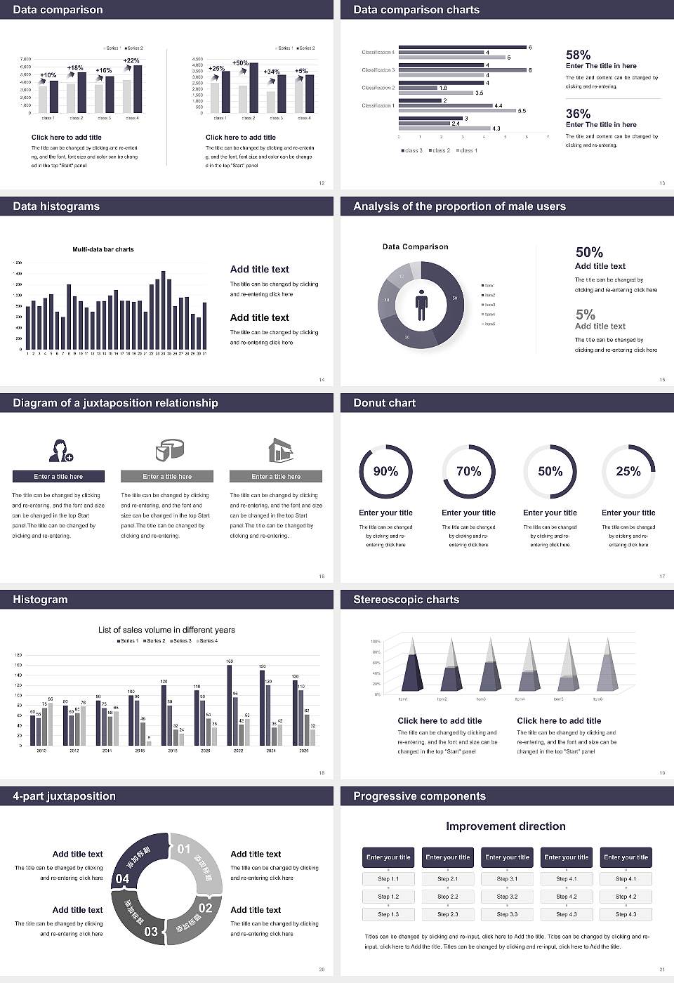 Garden City University Thesis Proposal/Graduation Defense PPT Template16:9 ratio PPT effect preview image3