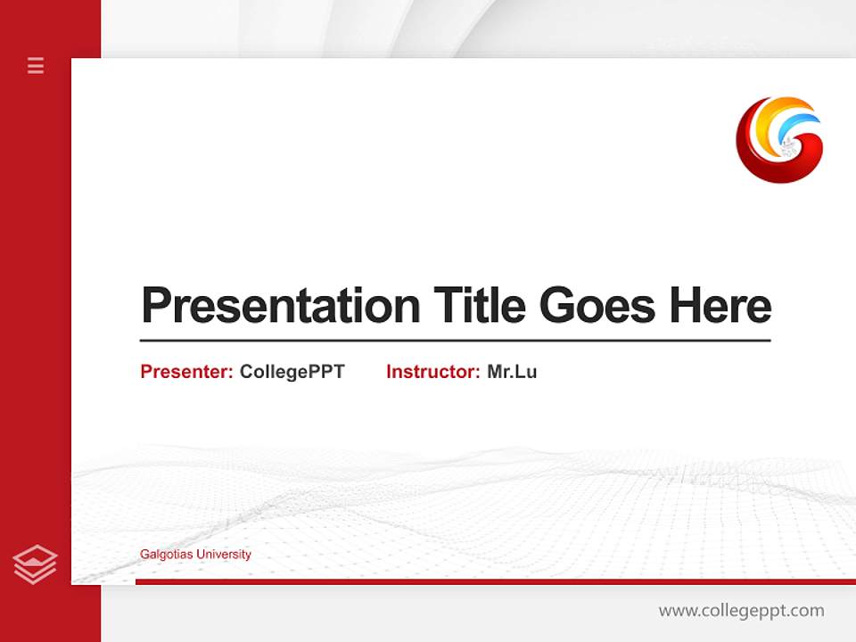 Galgotias University Thesis Proposal/Graduation Defense PPT Template4:3 ratio PPT effect preview image5