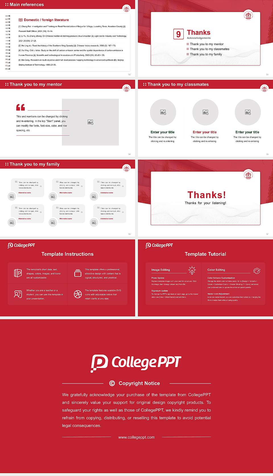 Drs. Kiran & Pallavi Patel Global University (KPGU) Graduation Thesis Defense PPT Template16:9 ratio PPT effect preview image7