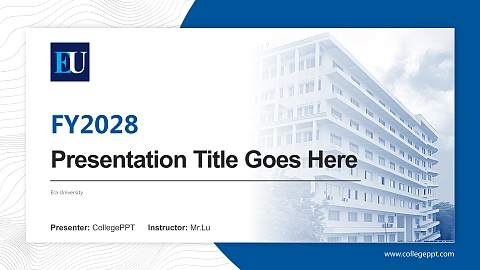 Era University Academic Presentation/Research Findings Report PPT Template