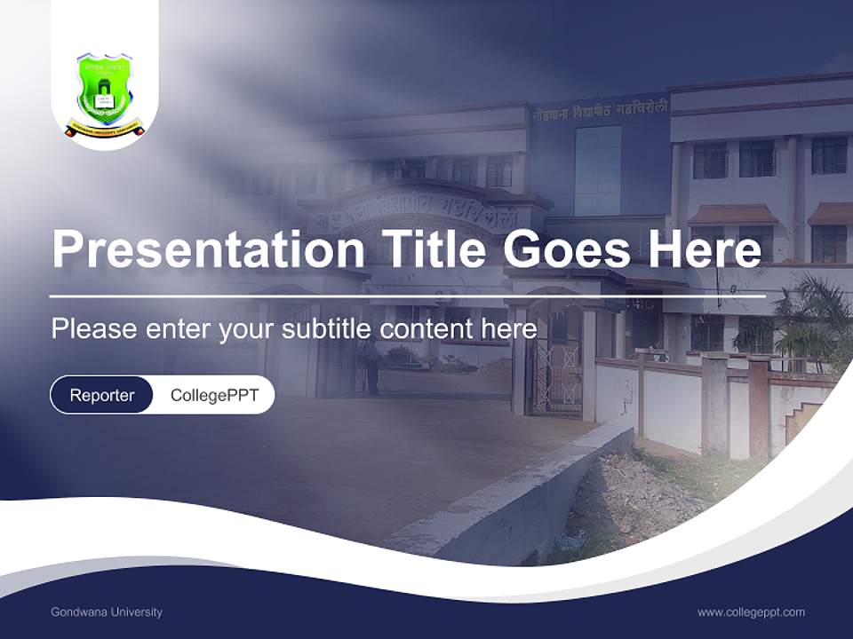 Gondwana University Lecture Sharing and Networking Event PPT Template4:3 ratio PPT effect preview image4