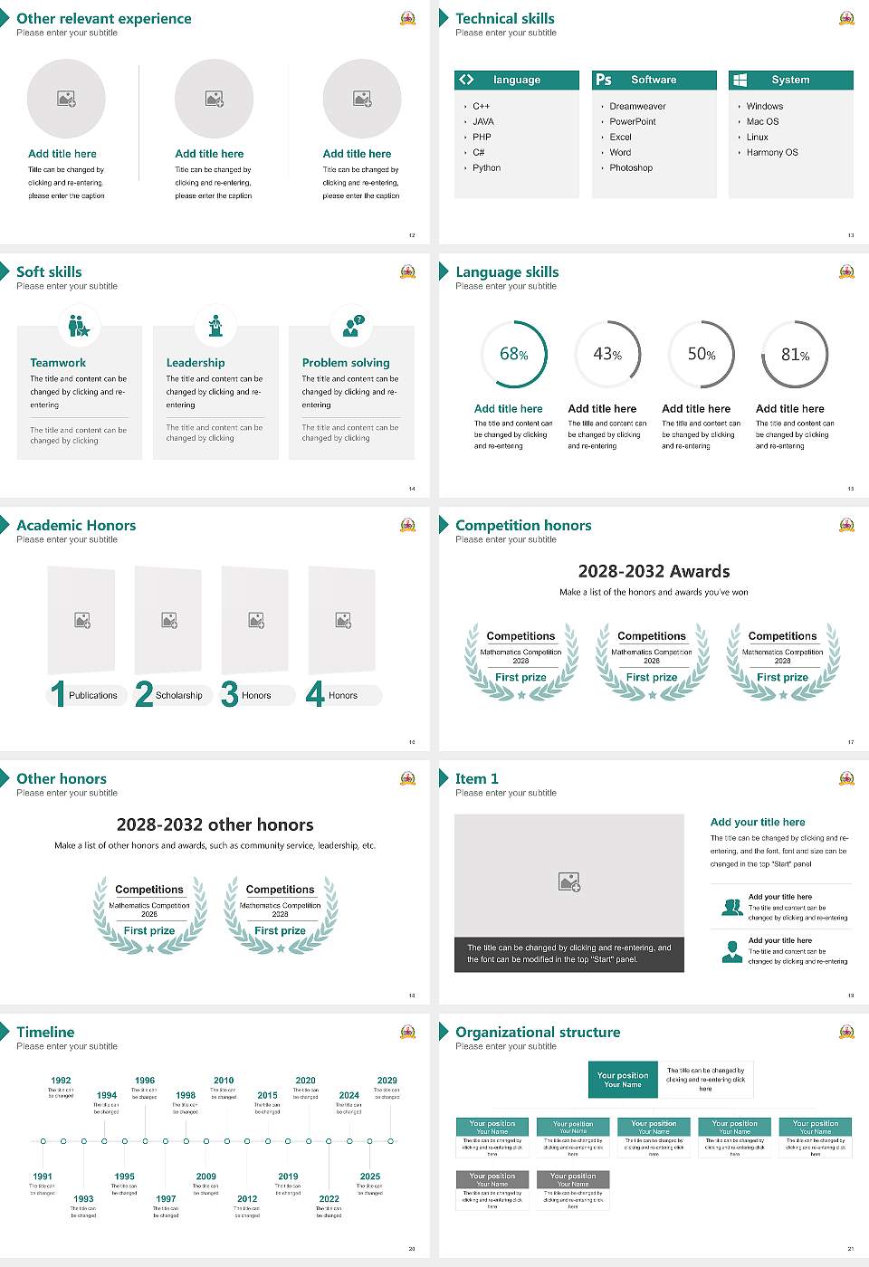 Dr. YSR University of Health Sciences Resume PPT Template16:9 ratio PPT effect preview image3