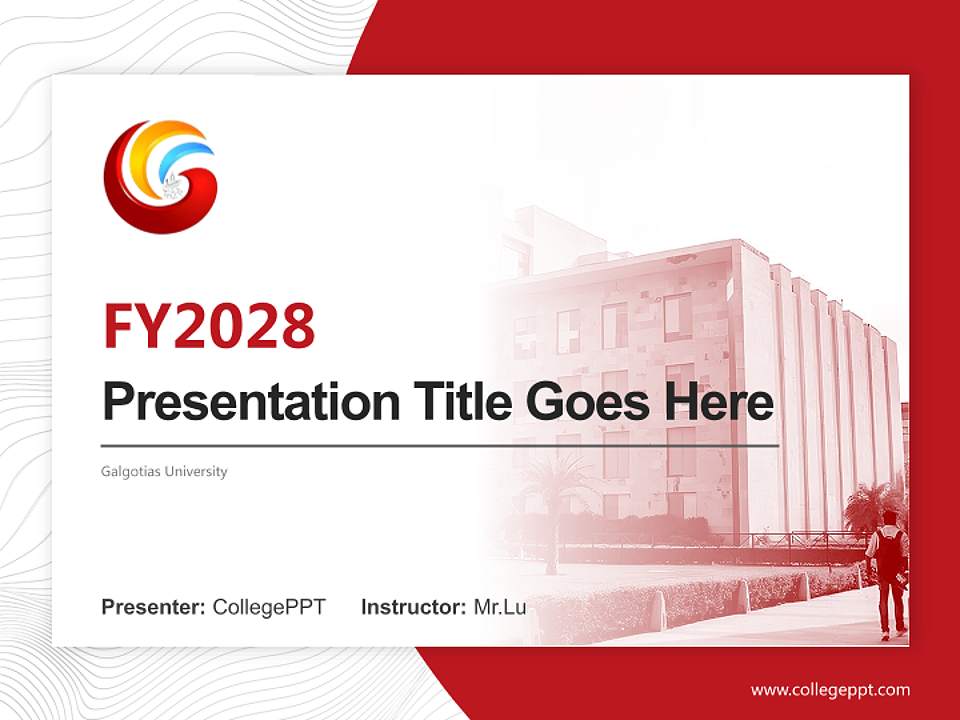 Galgotias University Academic Presentation/Research Findings Report PPT Template4:3 ratio PPT effect preview image5