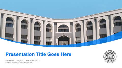 Dravidian University Course/Courseware Creation PPT Template