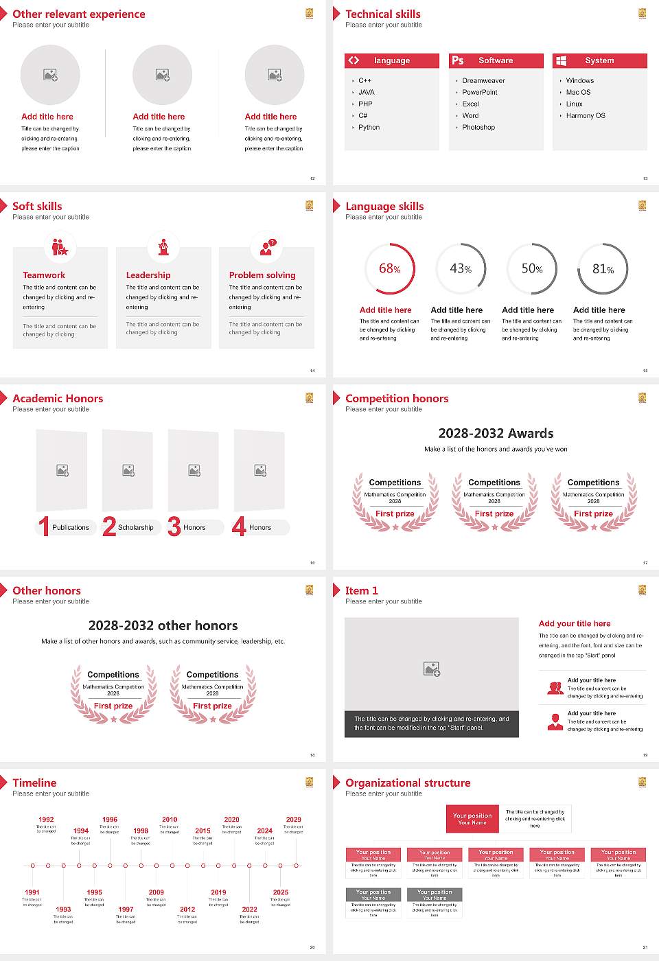 Deccan College of Post-Graduate & Research Institute Resume PPT Template16:9 ratio PPT effect preview image3