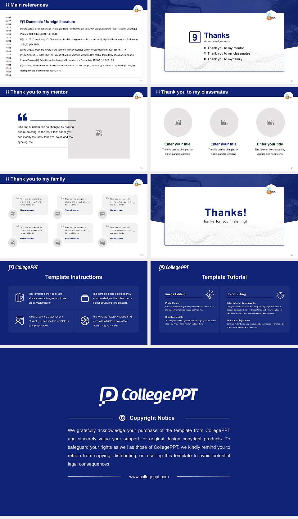 Eternal University Graduation Thesis Defense PPT Template16:9 ratio PPT effect preview image7