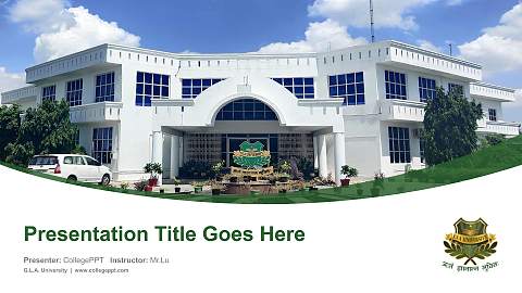 G.L.A. University Course/Courseware Creation PPT Template