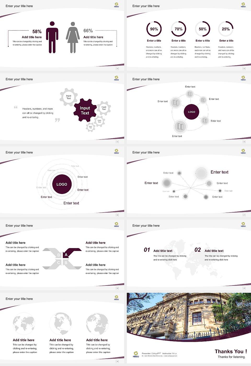 Dr. Homi Bhabha State University Course/Courseware Creation PPT Template16:9 ratio PPT effect preview image4