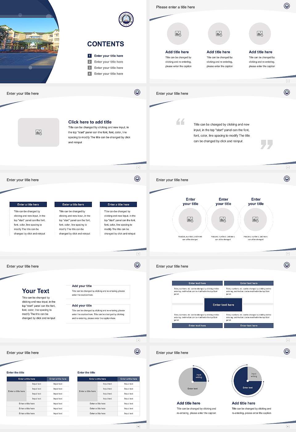 Dibrugarh University Course/Courseware Creation PPT Template16:9 ratio PPT effect preview image2