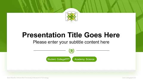 Deen Bandhu Chhotu Ram University of Science & Technology National Scholarship Defense PPT Template