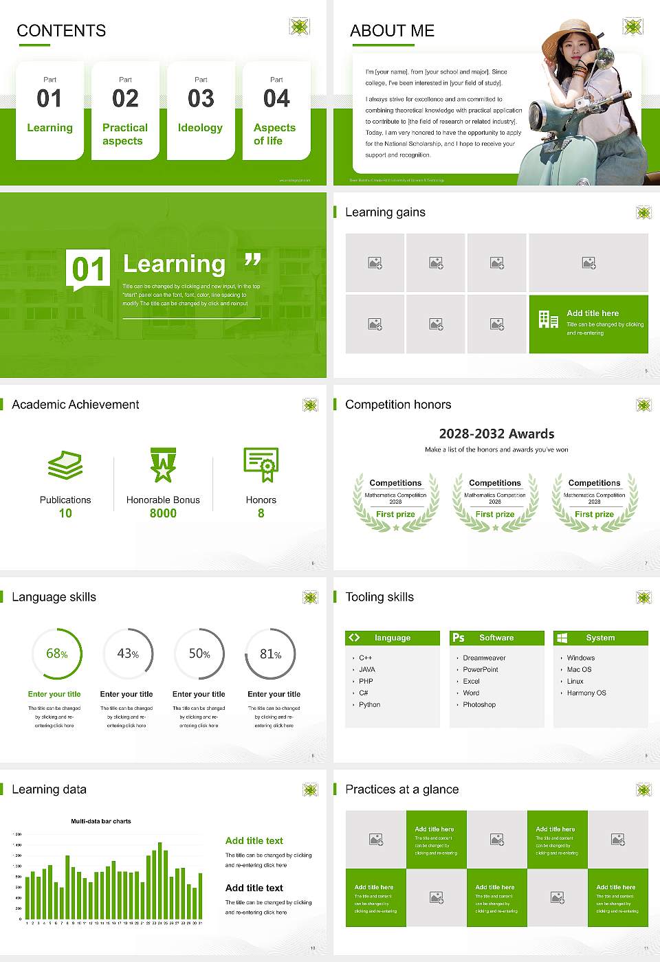 Deen Bandhu Chhotu Ram University of Science & Technology National Scholarship Defense PPT Template16:9 ratio PPT effect preview image2