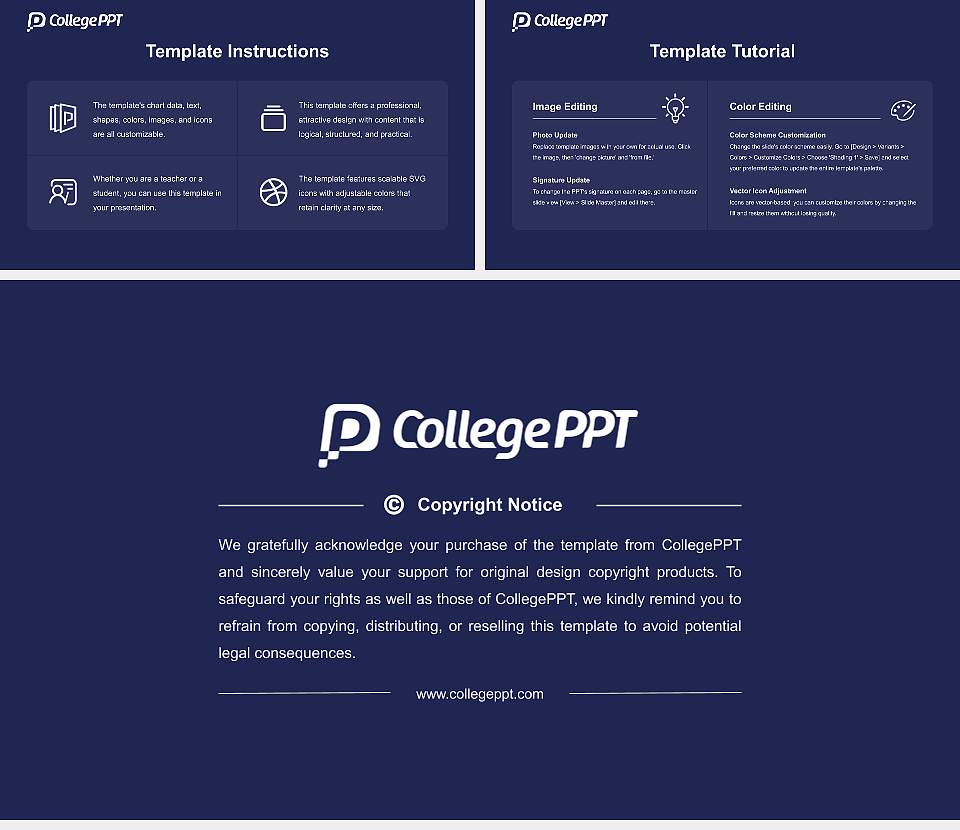 Gondwana University Course/Courseware Creation PPT Template16:9 ratio PPT effect preview image5