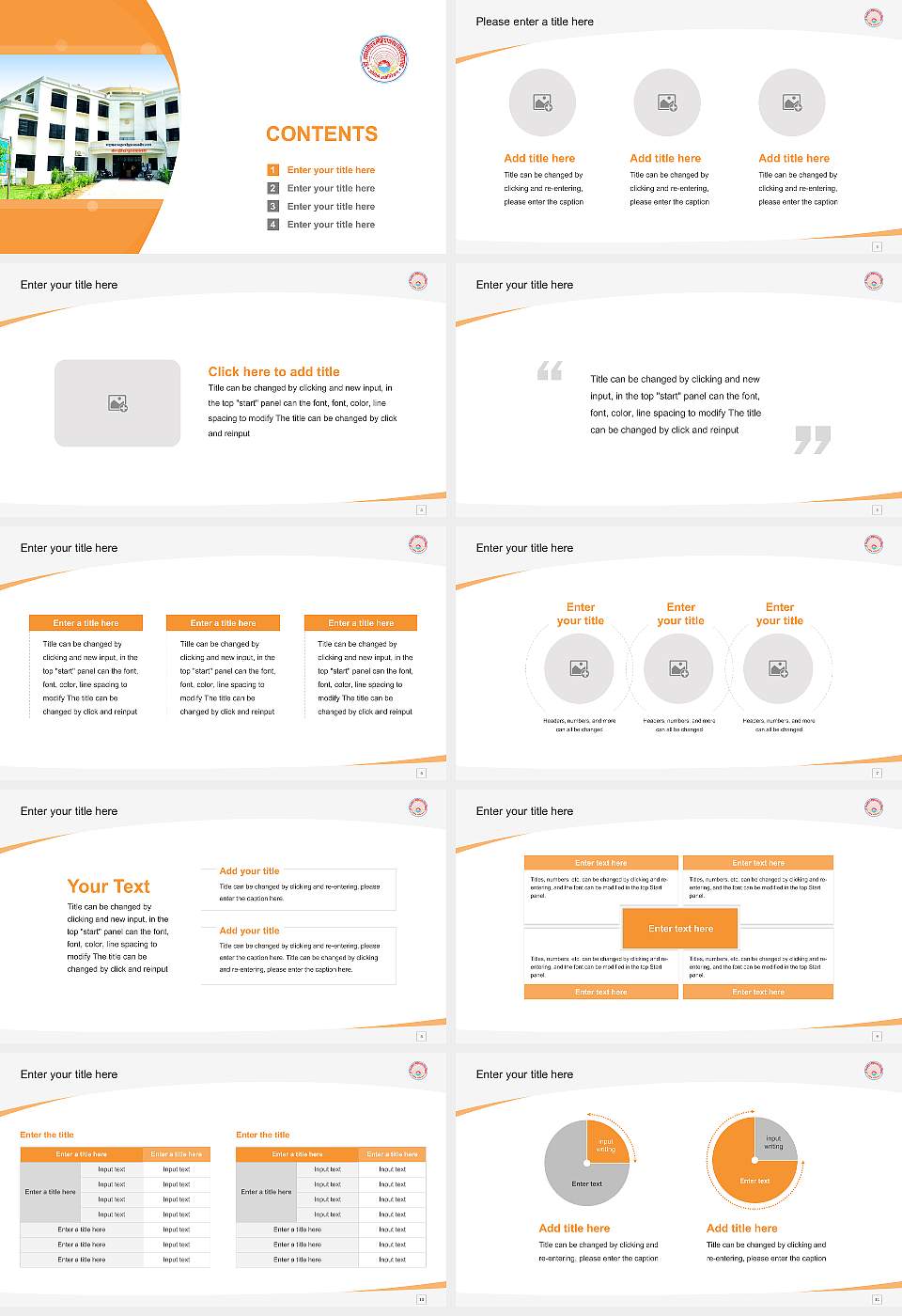 Dr Ram Manohar Lohia Awadh University Course/Courseware Creation PPT Template16:9 ratio PPT effect preview image2