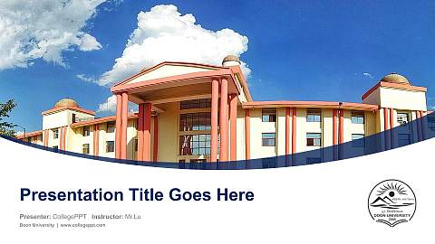 Doon University Course/Courseware Creation PPT Template