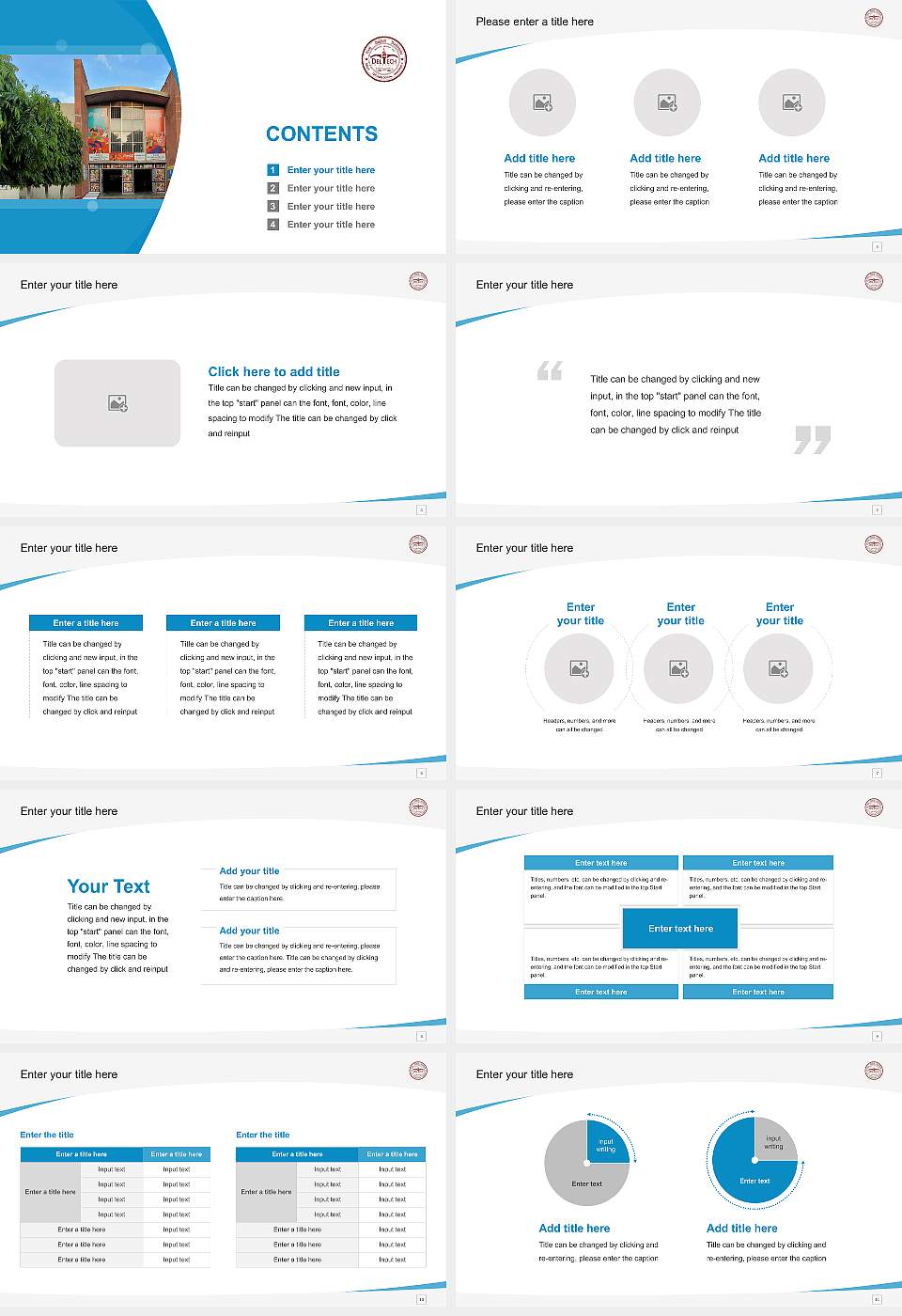 Delhi Technological University Course/Courseware Creation PPT Template16:9 ratio PPT effect preview image2