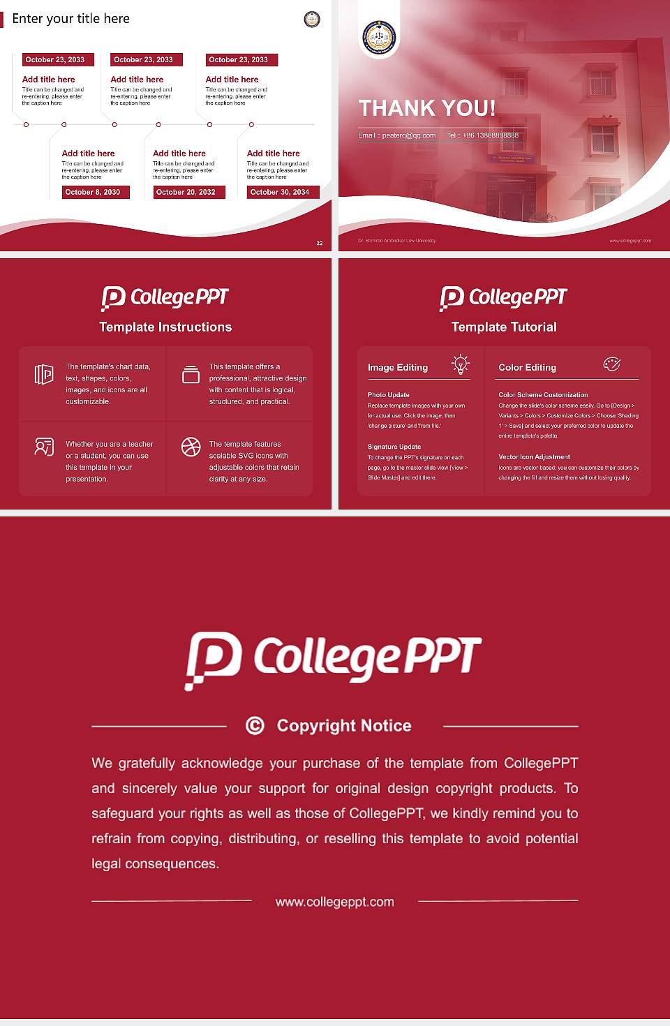 Dr. Bhimrao Ambedkar Law University Lecture Sharing and Networking Event PPT Template4:3 ratio PPT effect preview image4