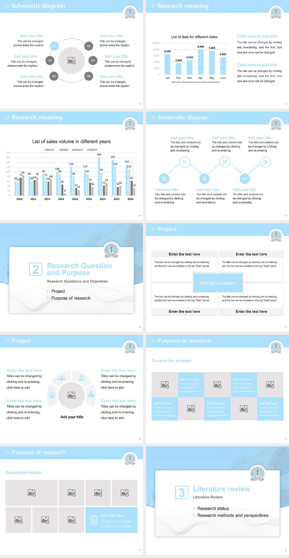 Dr. B.R. Ambedkar University of Social Sciences Graduation Thesis Defense PPT Template4:3 ratio PPT effect preview image3
