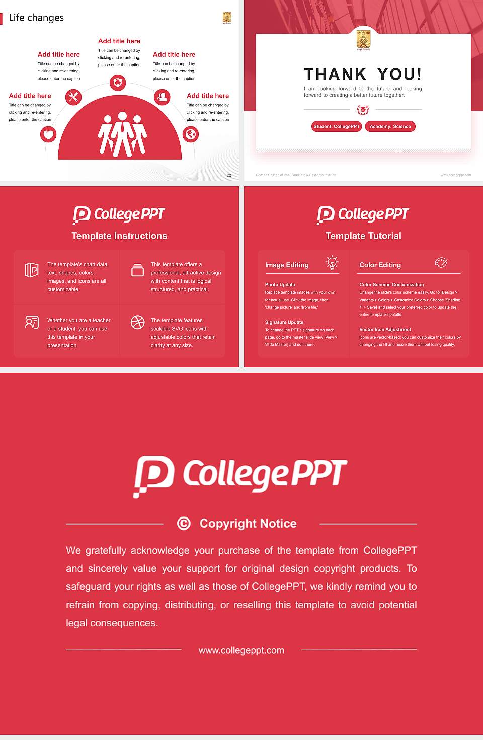 Deccan College of Post-Graduate & Research Institute National Scholarship Defense PPT Template4:3 ratio PPT effect preview image4
