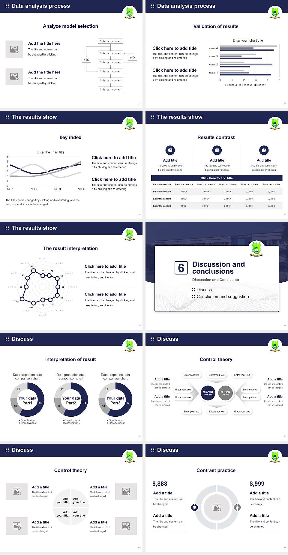 Gondwana University Graduation Thesis Defense PPT Template4:3 ratio PPT effect preview image5