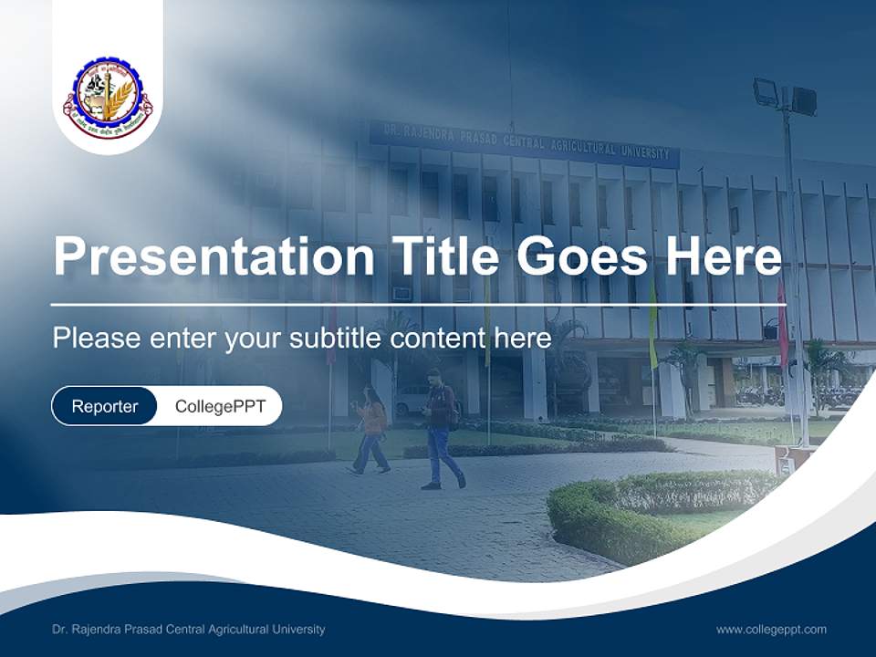 Dr. Rajendra Prasad Central Agricultural University Lecture Sharing and Networking Event PPT Template4:3 ratio PPT effect preview image4