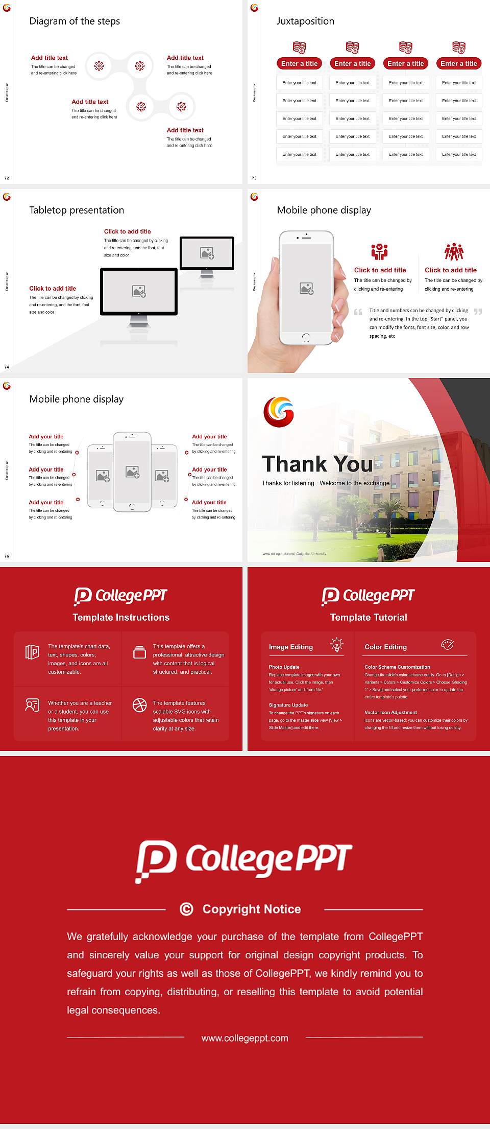 Galgotias University Competition/Entrepreneurship Contest PPT Template4:3 ratio PPT effect preview image9
