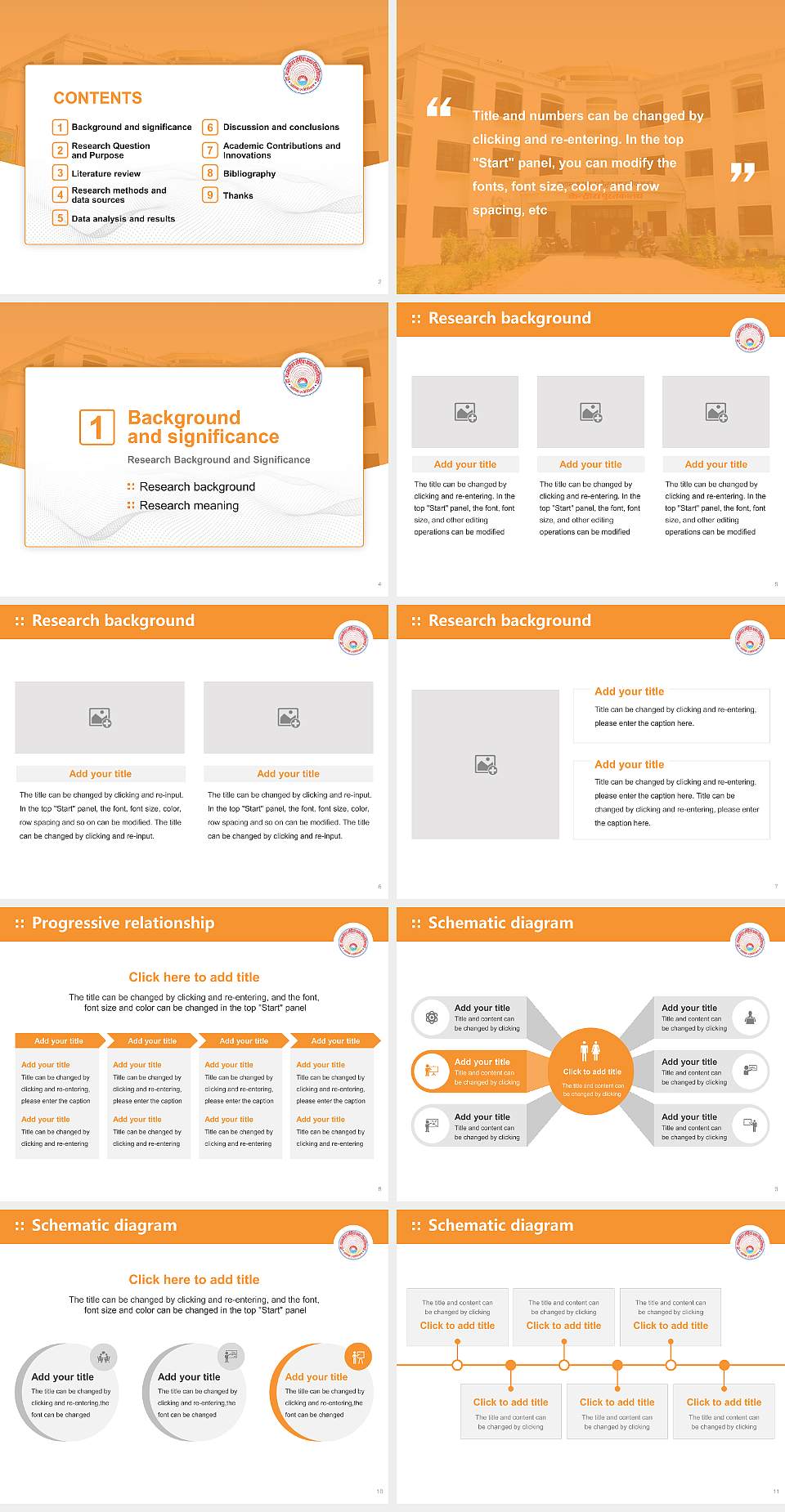 Dr Ram Manohar Lohia Awadh University Graduation Thesis Defense PPT Template4:3 ratio PPT effect preview image2
