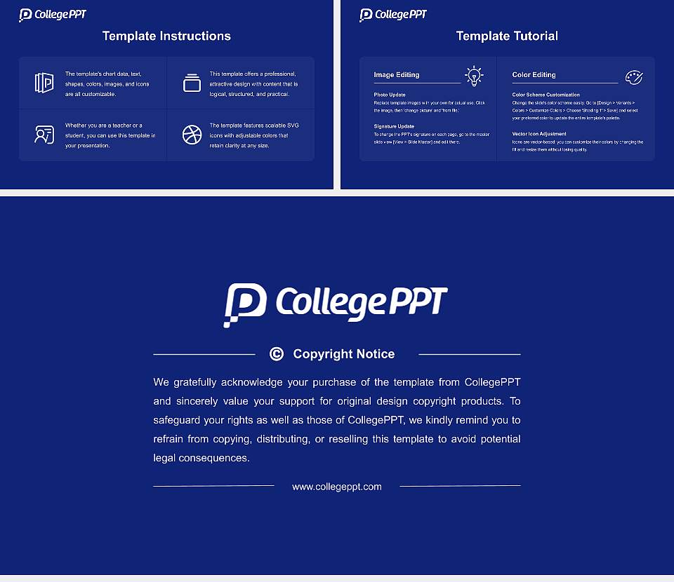 Eternal University Course/Courseware Creation PPT Template16:9 ratio PPT effect preview image5