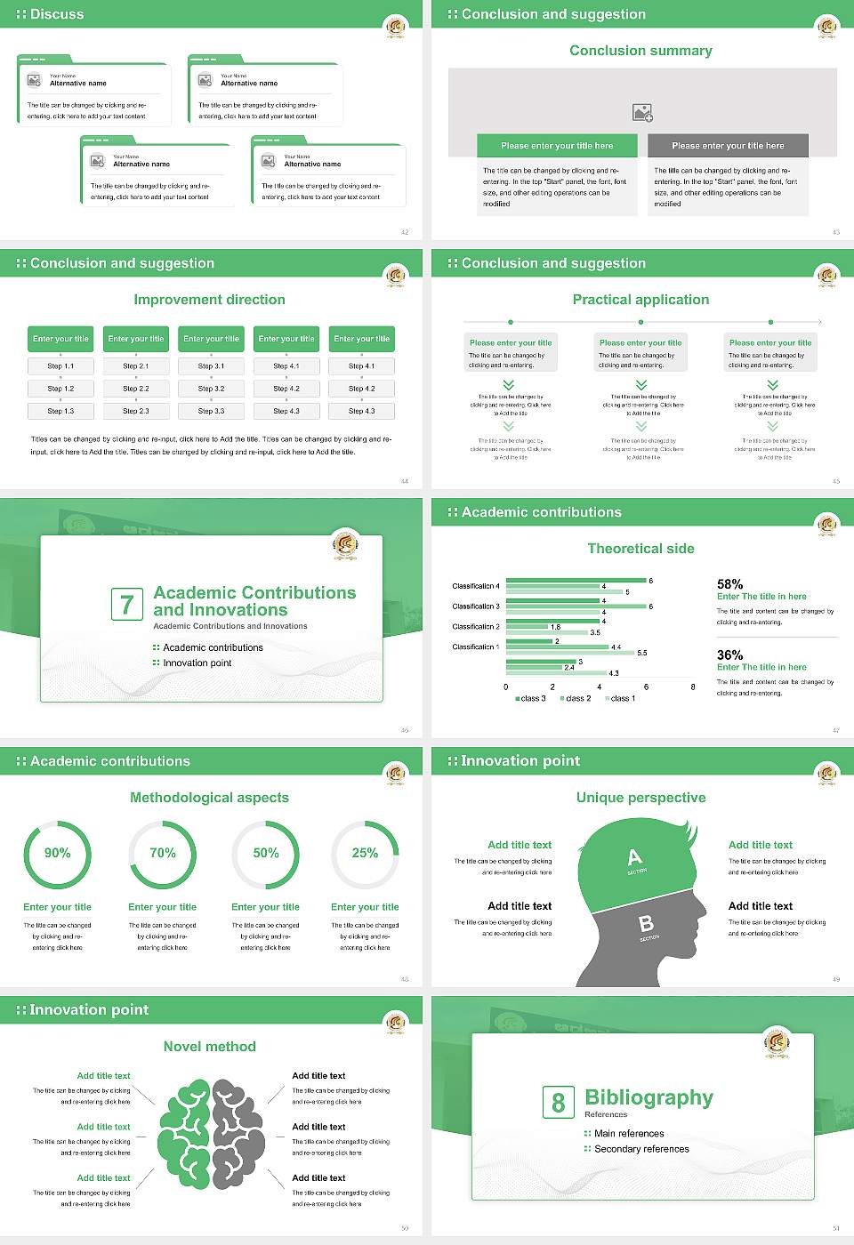 Davangere University Graduation Thesis Defense PPT Template16:9 ratio PPT effect preview image6
