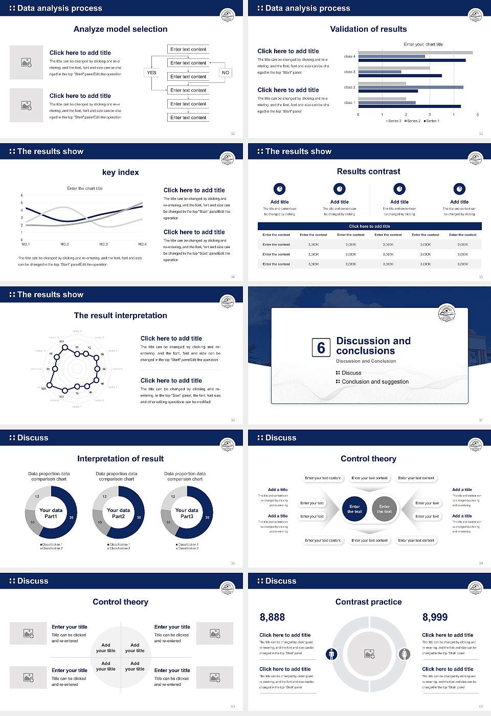 Doon University Graduation Thesis Defense PPT Template16:9 ratio PPT effect preview image5