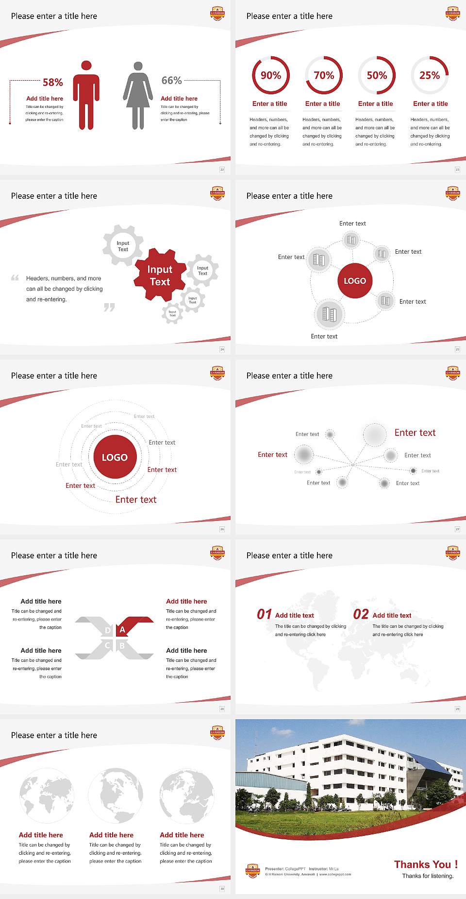 G H Raisoni University, Amravati Course/Courseware Creation PPT Template4:3 ratio PPT effect preview image4