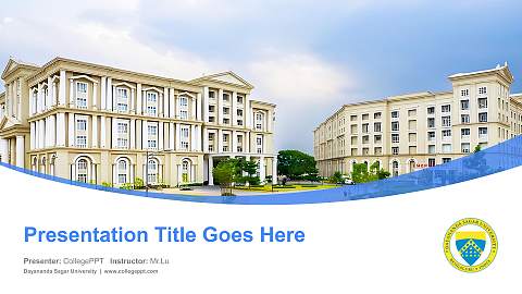 Dayananda Sagar University Course/Courseware Creation PPT Template