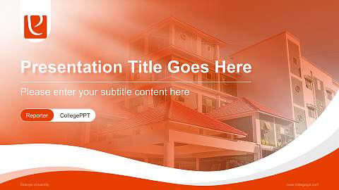 Eklavya University Lecture Sharing and Networking Event PPT Template