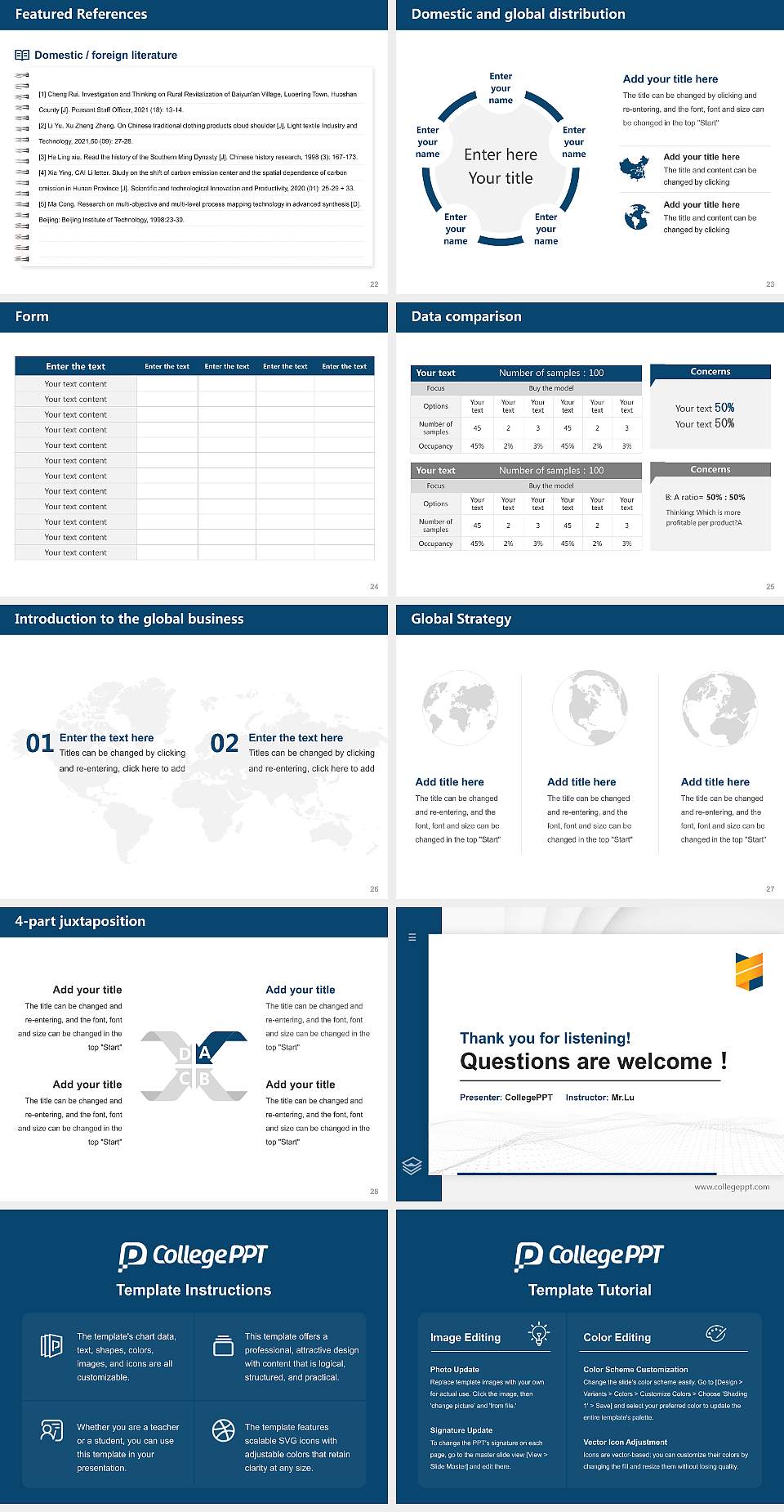 Flame University Thesis Proposal/Graduation Defense PPT Template4:3 ratio PPT effect preview image4