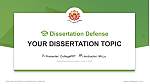 Gujarat Ayurveda University Graduation Thesis Defense PPT Template