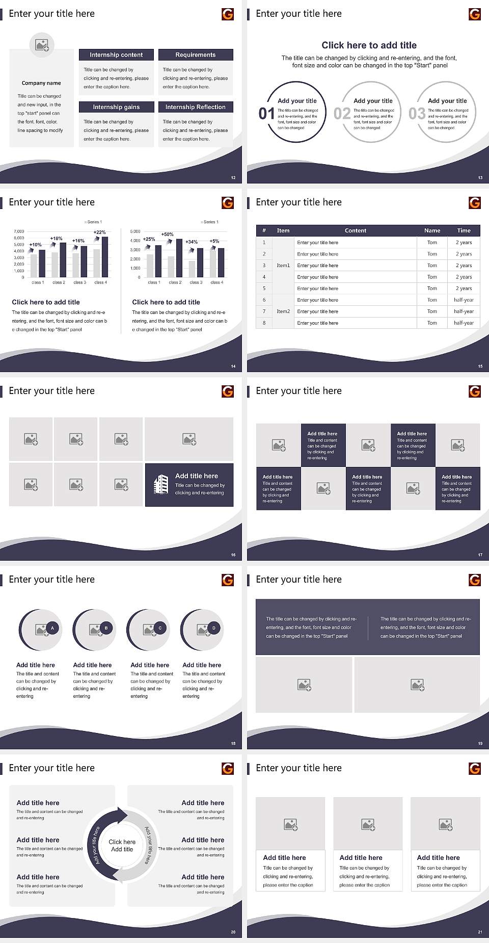Garden City University Lecture Sharing and Networking Event PPT Template4:3 ratio PPT effect preview image3