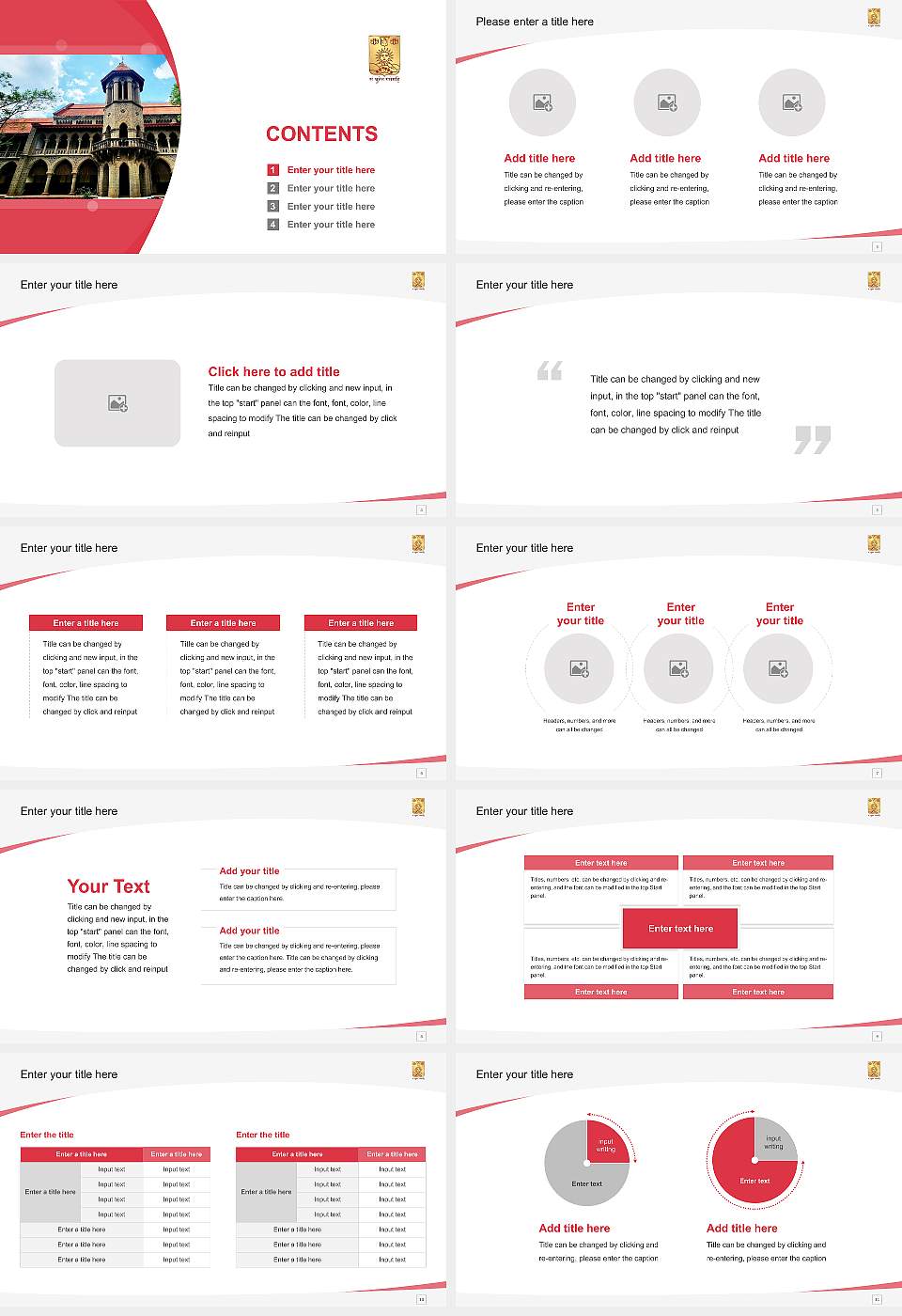 Deccan College of Post-Graduate & Research Institute Course/Courseware Creation PPT Template16:9 ratio PPT effect preview image2