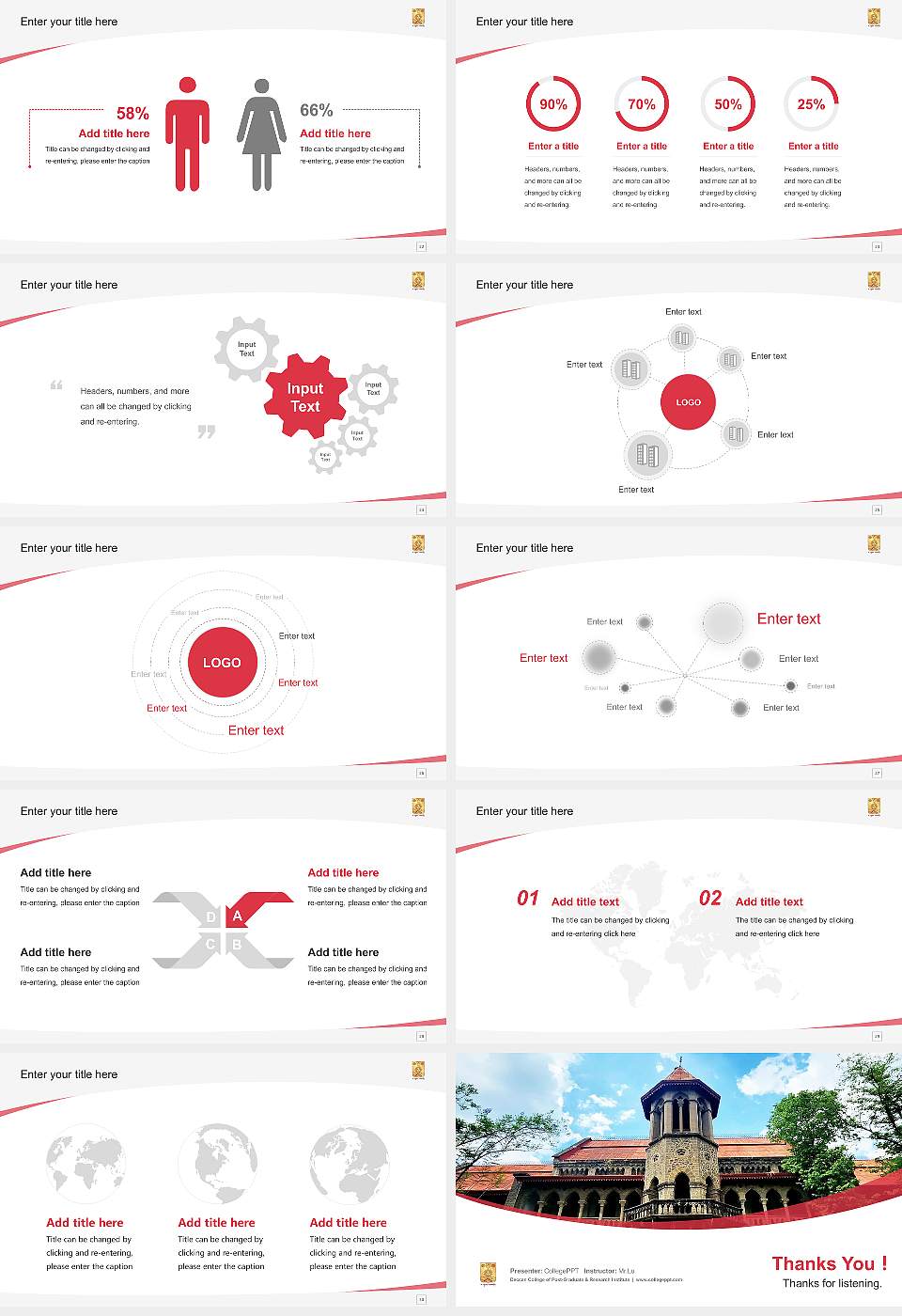 Deccan College of Post-Graduate & Research Institute Course/Courseware Creation PPT Template16:9 ratio PPT effect preview image4