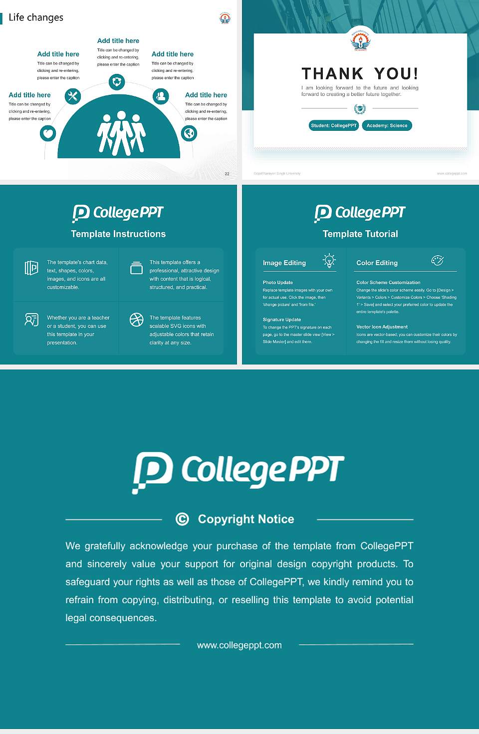 Gopal Narayan Singh University National Scholarship Defense PPT Template4:3 ratio PPT effect preview image4
