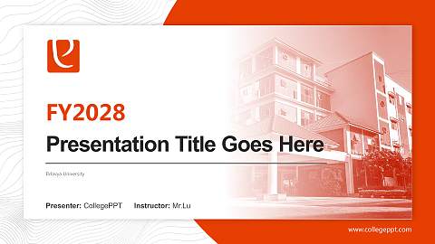 Eklavya University Academic Presentation/Research Findings Report PPT Template