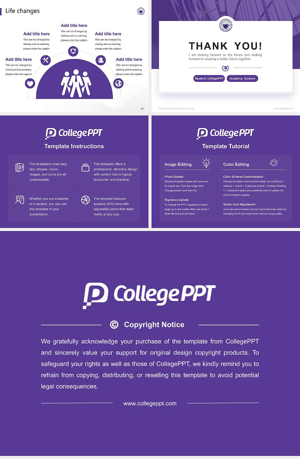 Dr Bhimrao Ambedkar University, Agra National Scholarship Defense PPT Template4:3 ratio PPT effect preview image4