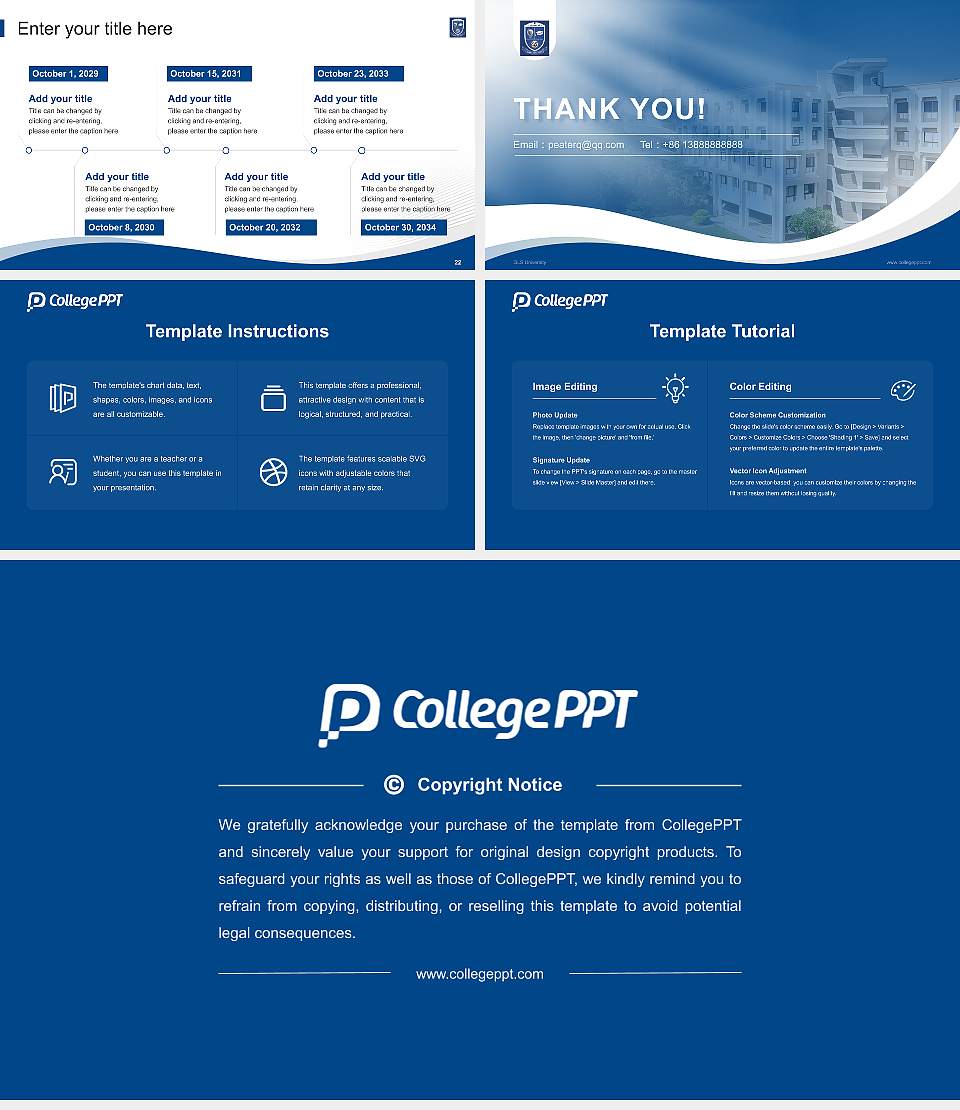GLS University Lecture Sharing and Networking Event PPT Template16:9 ratio PPT effect preview image4