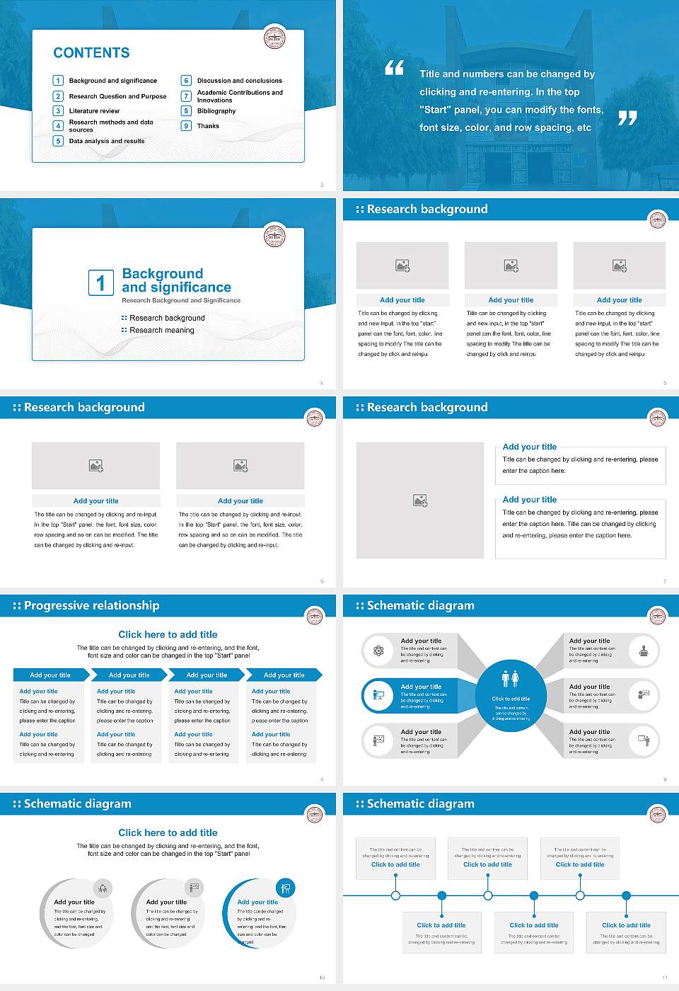 Delhi Technological University Graduation Thesis Defense PPT Template16:9 ratio PPT effect preview image2