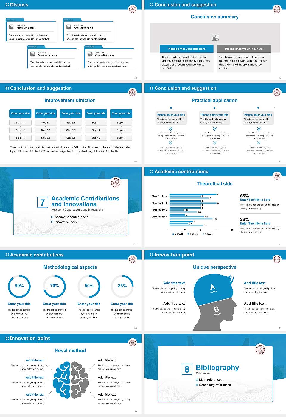 Delhi Technological University Graduation Thesis Defense PPT Template16:9 ratio PPT effect preview image6