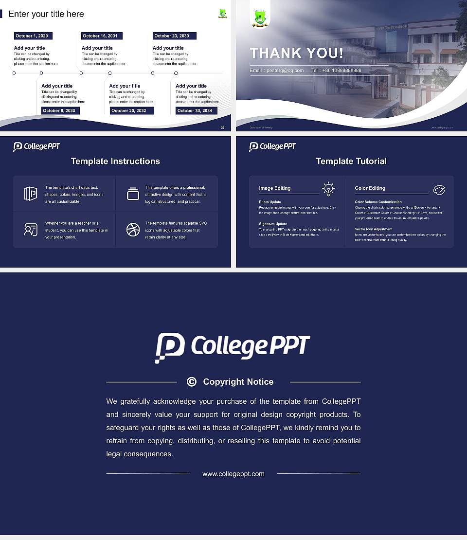 Gondwana University Lecture Sharing and Networking Event PPT Template16:9 ratio PPT effect preview image4